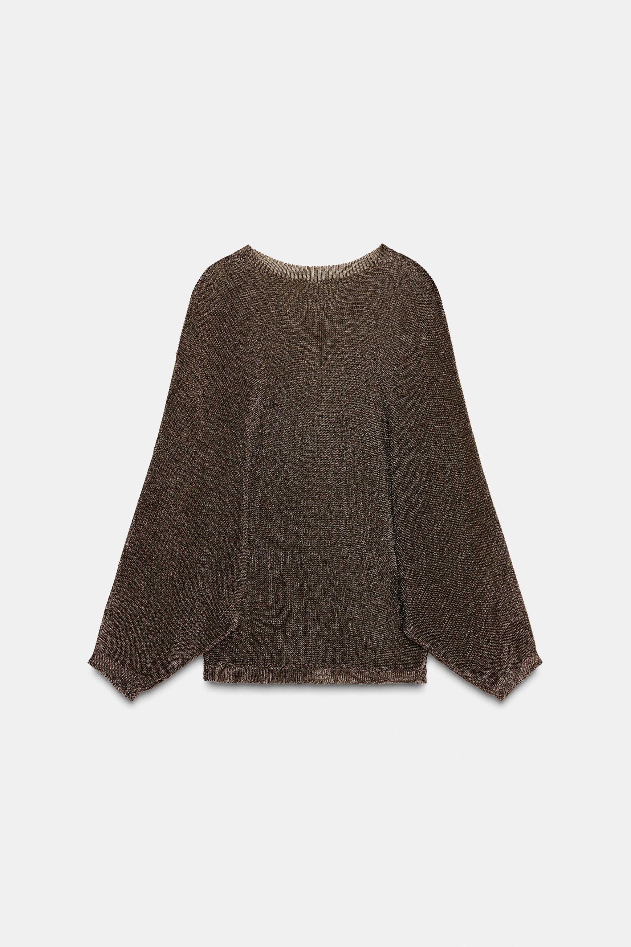 METALLIC KNIT JUMPER